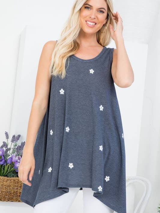 Débardeur léger à imprimé floral pour la vente par Rose Mellow Fashion