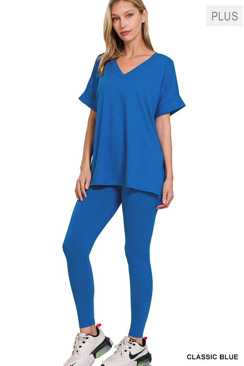 42POPS - Wholesale Lounge Set - Women's - '...Plus Microfiber Top & Leggings 2pc Set28