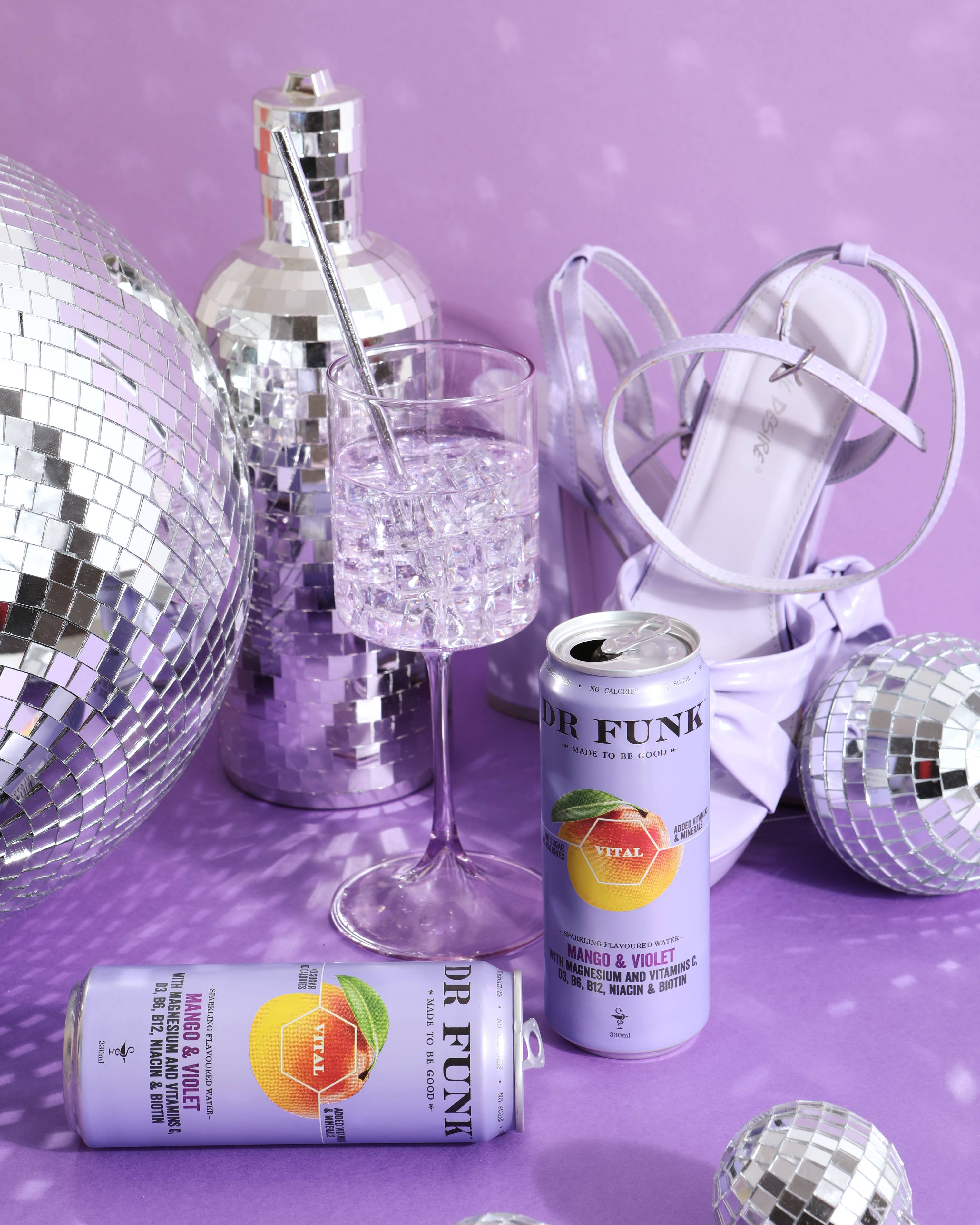 Dr Funk - Wholesale Sparkling Water - Mango with Magnesium and 6 essential nutrients6