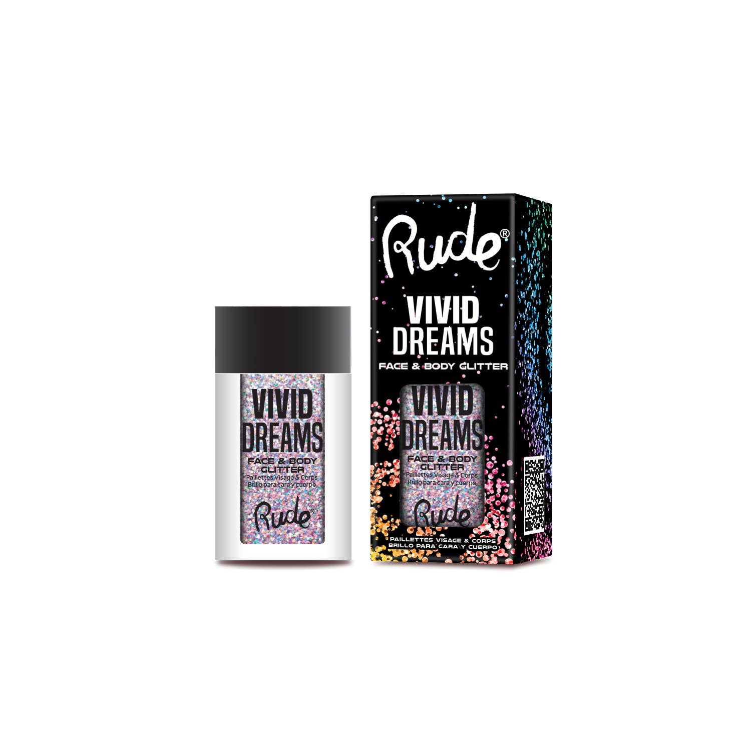 Rude Cosmetics - Wholesale Body Glitter/Shimmer - Vivid Dreams Face & Body Glitter6