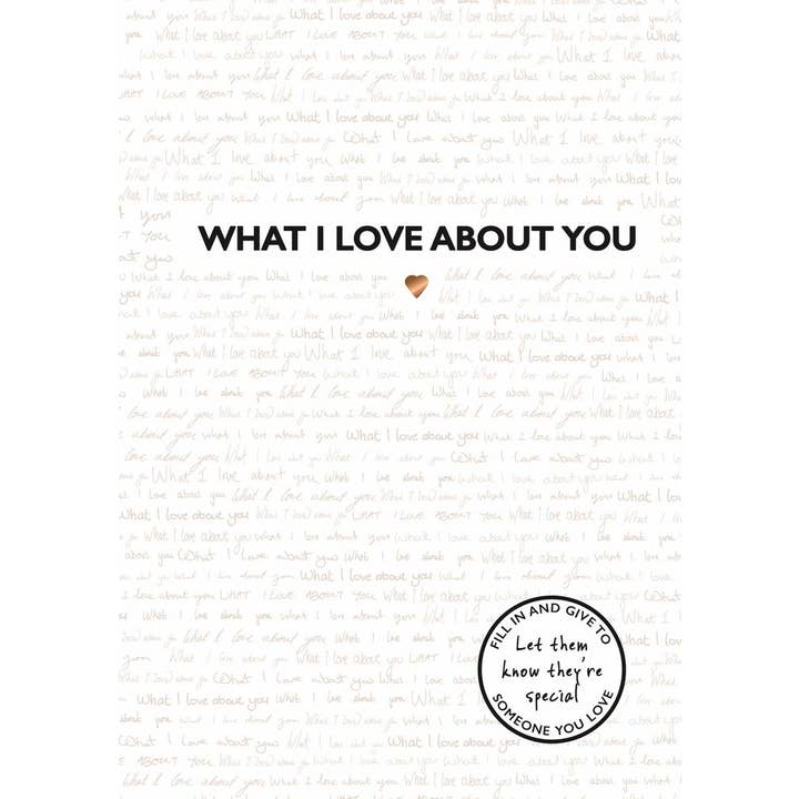 Independent Publishers Group - Wholesale Journal/Diary - What I Love About You - Personalized Journal/Diary