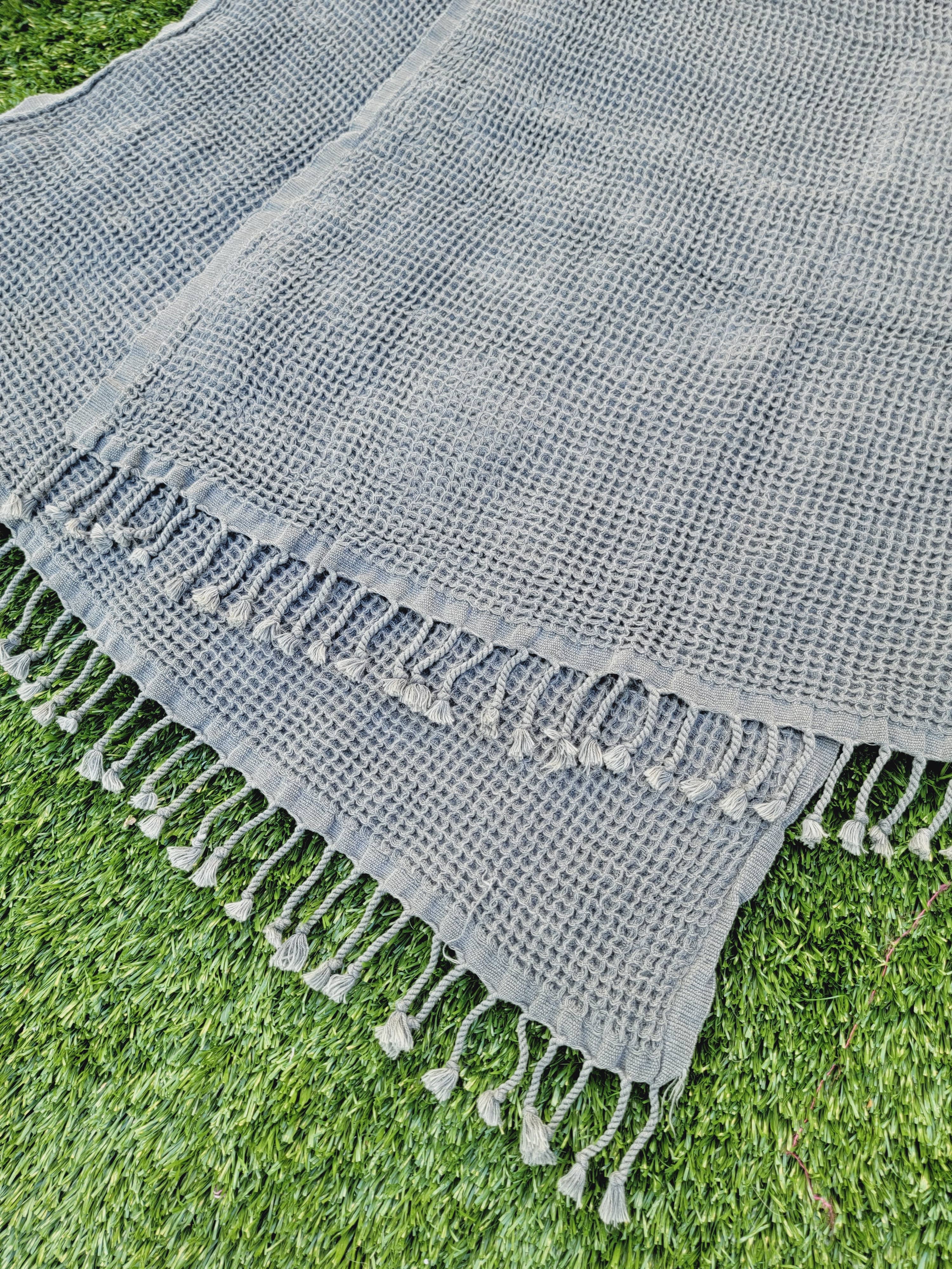 EBRU Home – Manta para sofá por atacado – Conjunto de Manta de Malha, Conjunto de Algodão de Malha 99x163 cm16