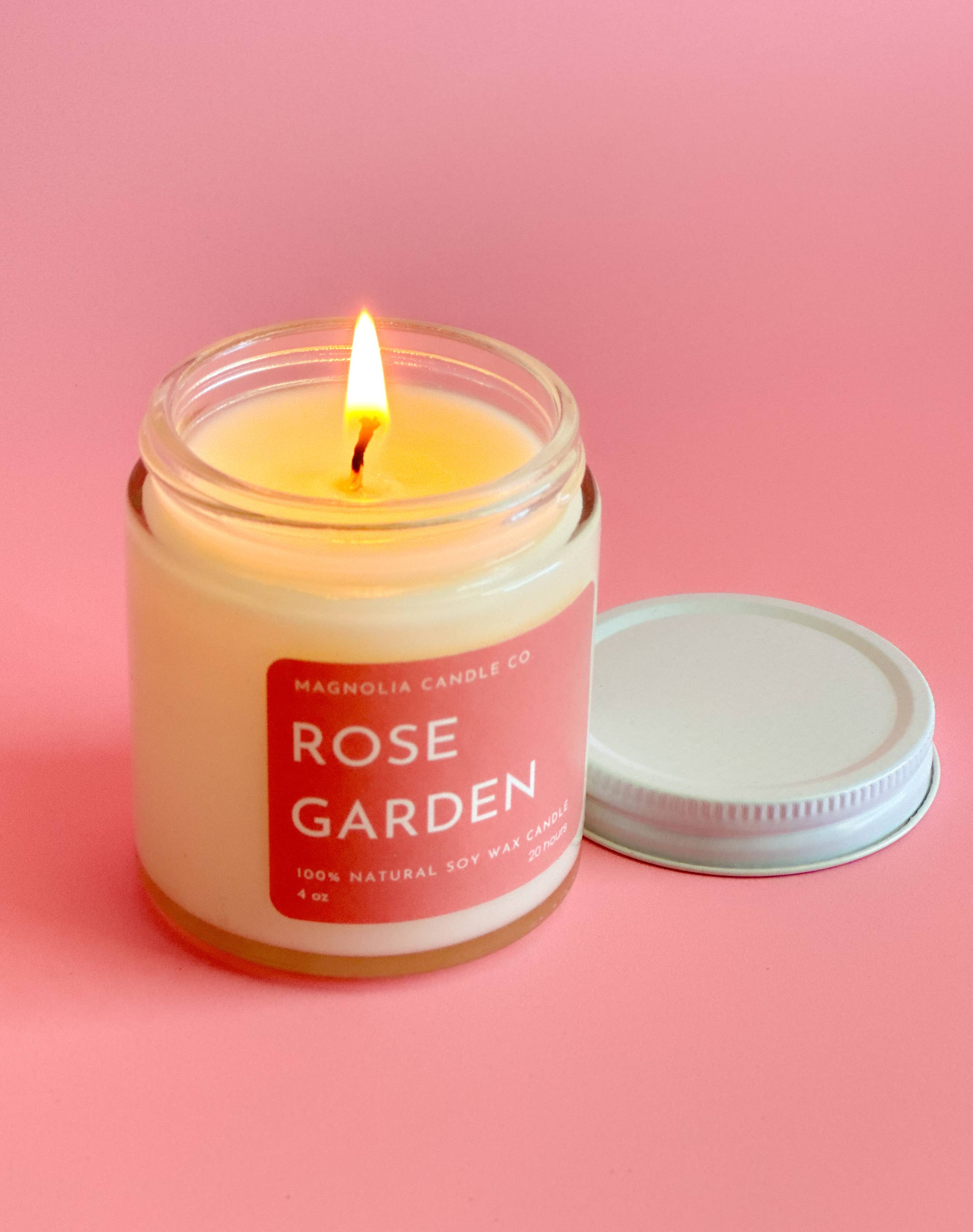 Magnolia Candle Company – Vela em jarro/copo por atacado – Vela de Soja Jardim de Rosas | 4oz1