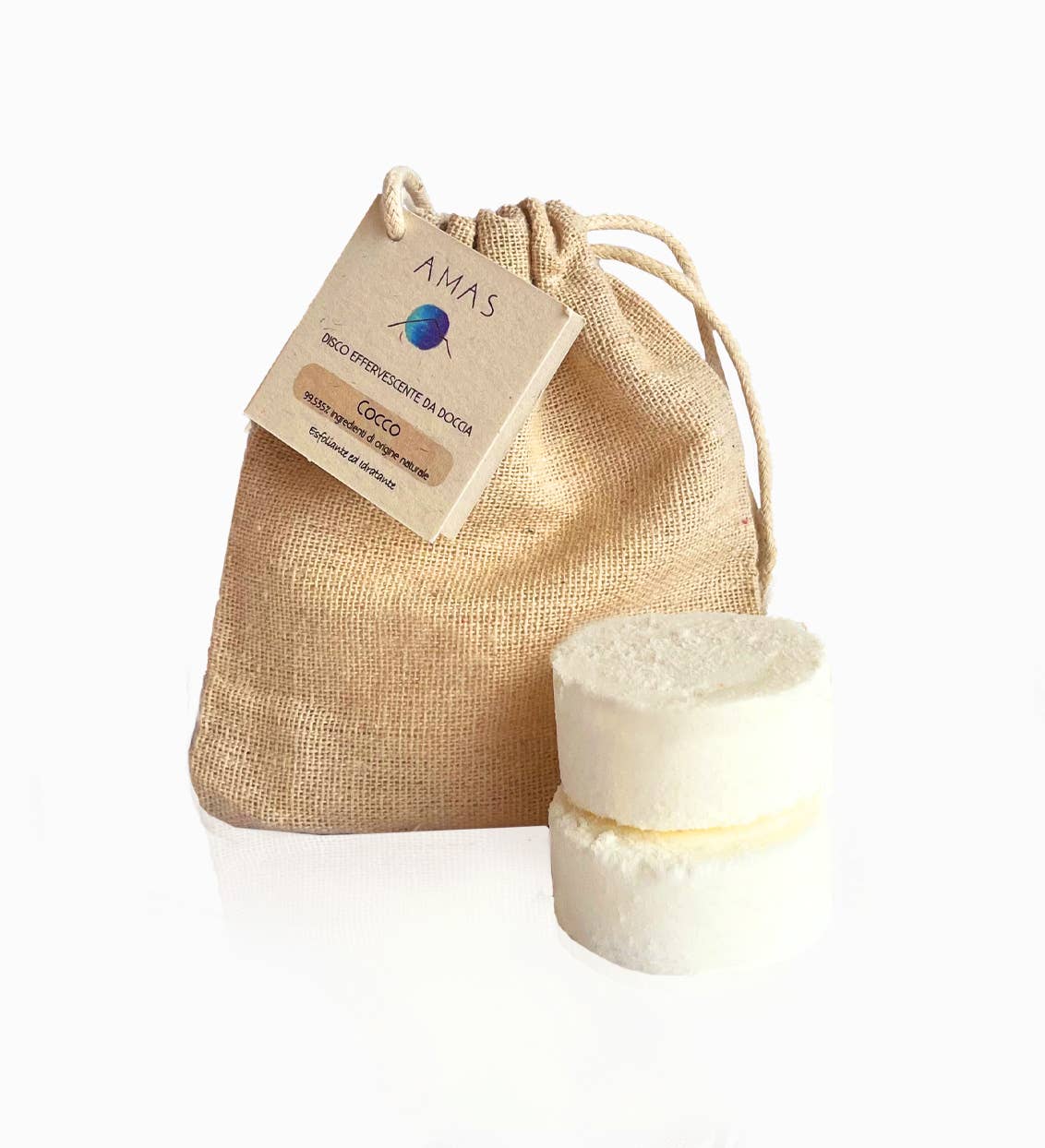 Nakura Bio - Wholesale Foot Scrub/Polish - 2x Coconut Scrub Discs - Exfoliant for Legs and Feet