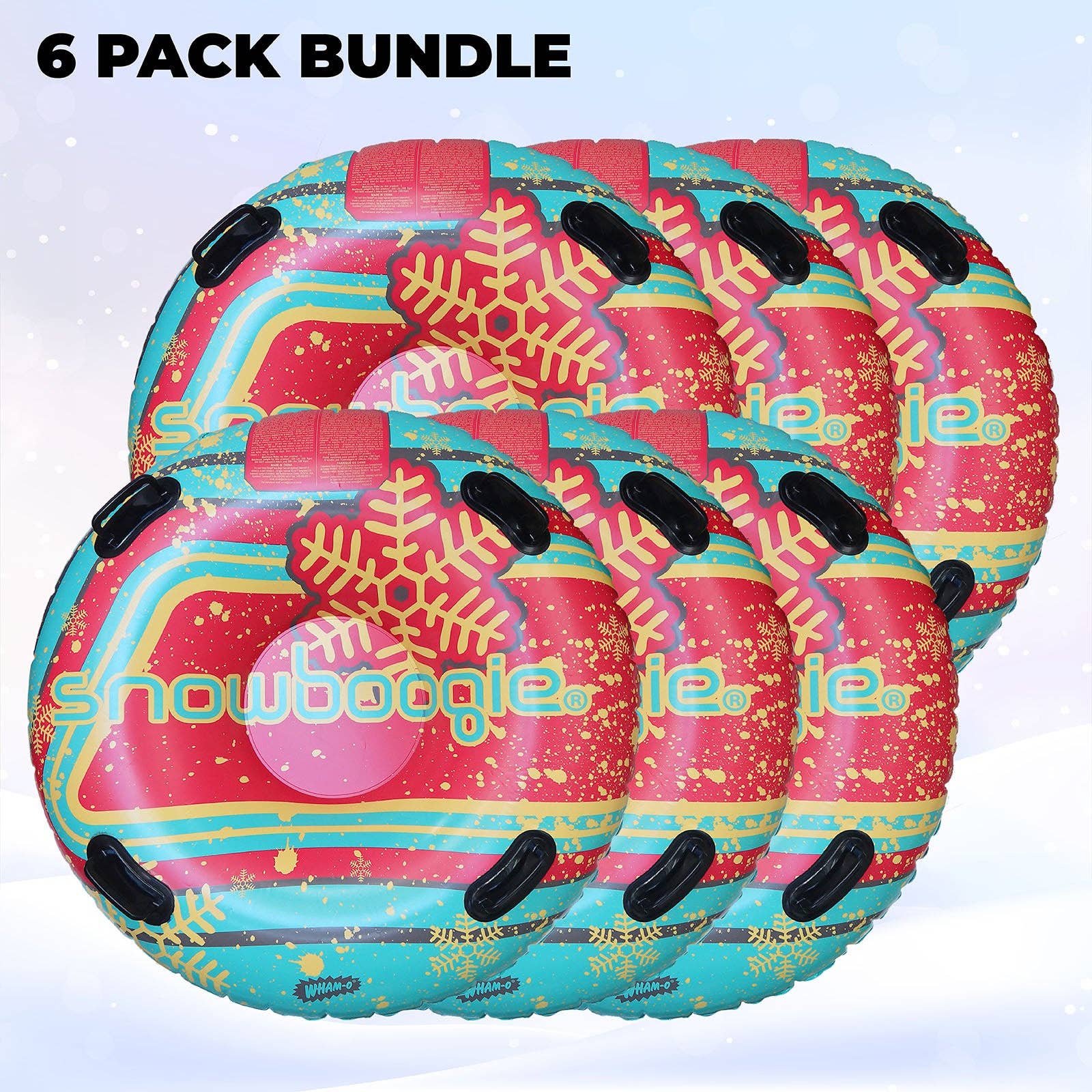 Sixale - Wholesale Sporting Game - Kids & Baby - Wham-O Snow Boogie Air Tube 48" (Line pattern/Snow pattern)16