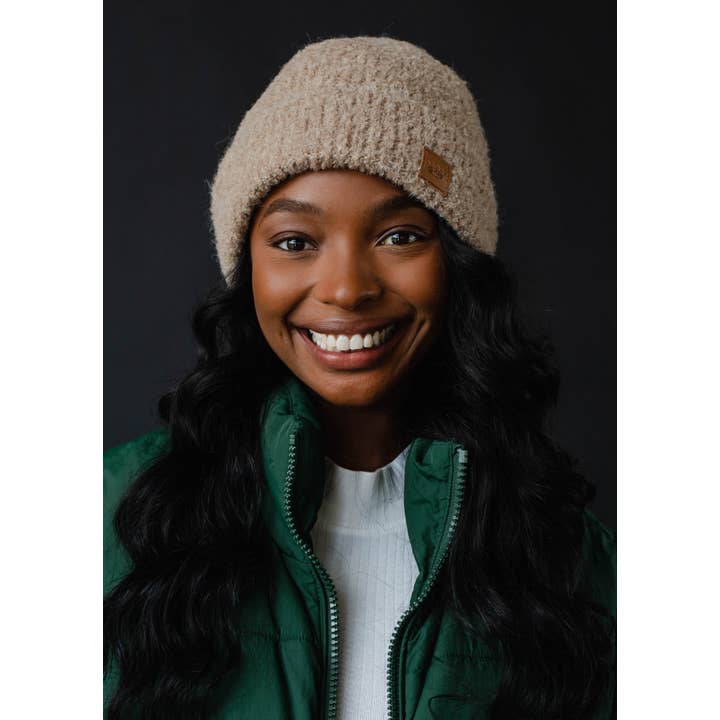 Panache Apparel Co. - Wholesale Beanie - Women's - Tan Knit Beanie