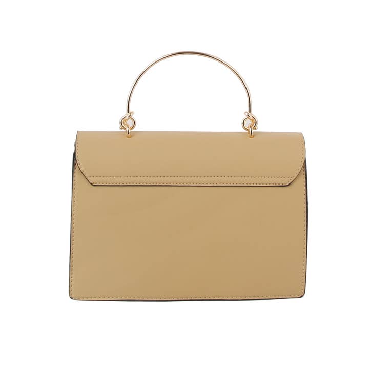 Handbag Factory Corp - Vente Sac à main avec poignée sur le dessus – femme - Sac à bandoulière Top Handle Satchel de taille moyenne6