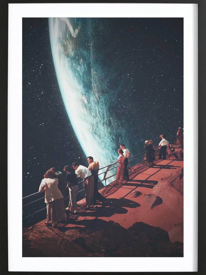 Poster encadré Premium Missing the Ones We Left Be pour la vente par JUNIQE