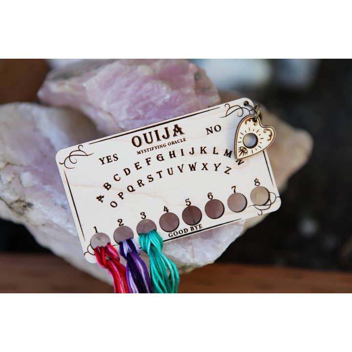 Sunrise Grove - Wholesale Embroidery/Cross Stitch Supplies - Ouija Board Maple Wood Embroidery Floss Storage Holder