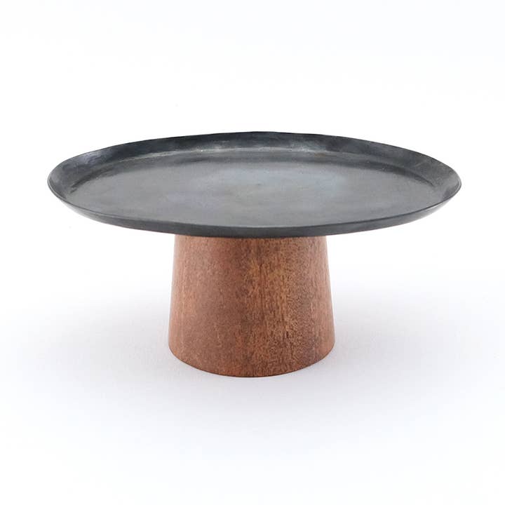 Compotier ovale en bois et fer pour la vente par shesay