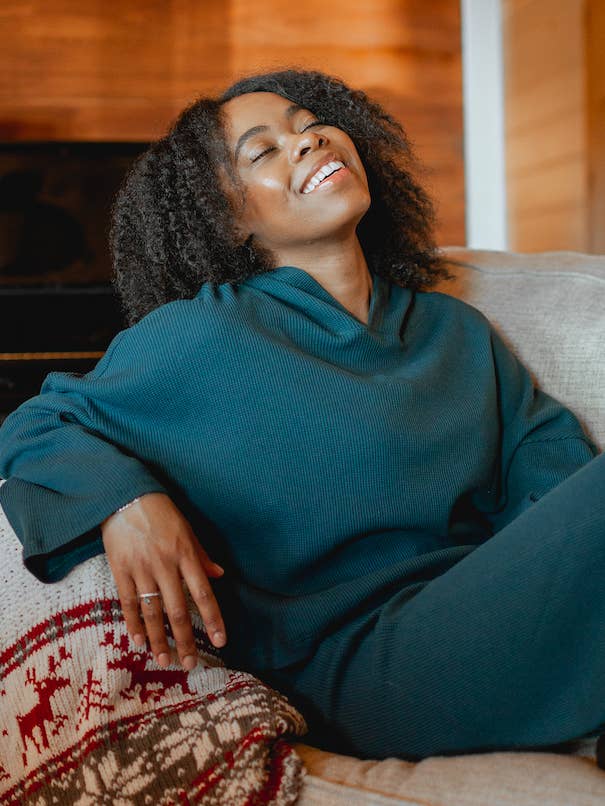 Blue Campbell Hoodie Knit Set for wholesale on Faire3