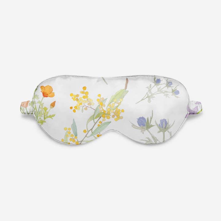Silk Sleep Mask - Mei Flower for wholesale by Mei-Mei Moon