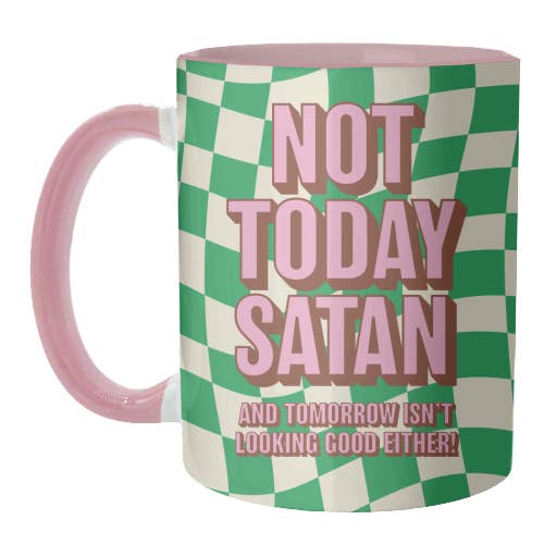 ART WOW - Wholesale Koffiemok - Bekers 'Not Today Satan' van Claire Atwood