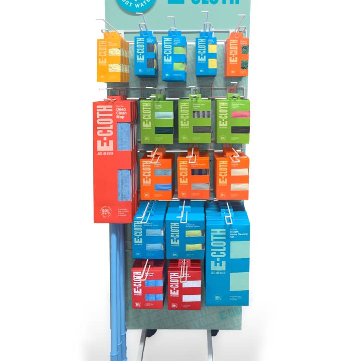 E-Cloth 19 Item Free Standing Floor Display for wholesale by E-Cloth