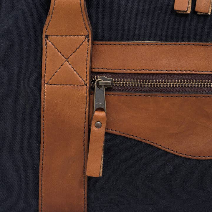 Mission Mercantile Leather Goods - Wholesale Weekender Bag - Unisex - Campaign Waxed Canvas Medium Duffle Bag24