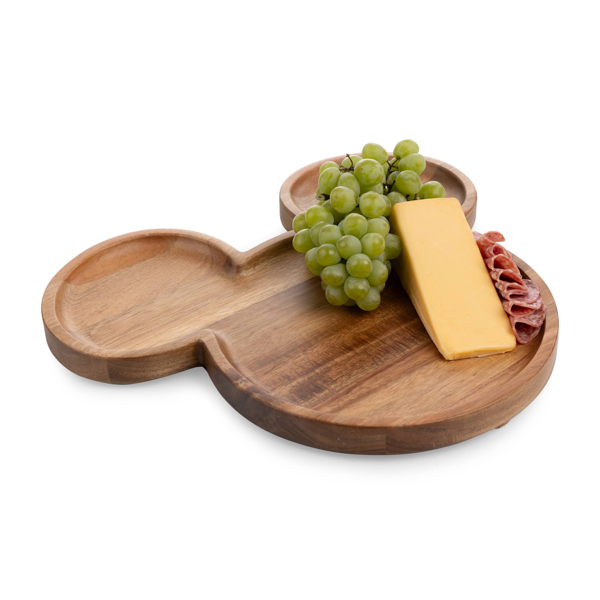 Mickey Mouse 16" Acacia Serving Board with groove for wholesale on Faire2