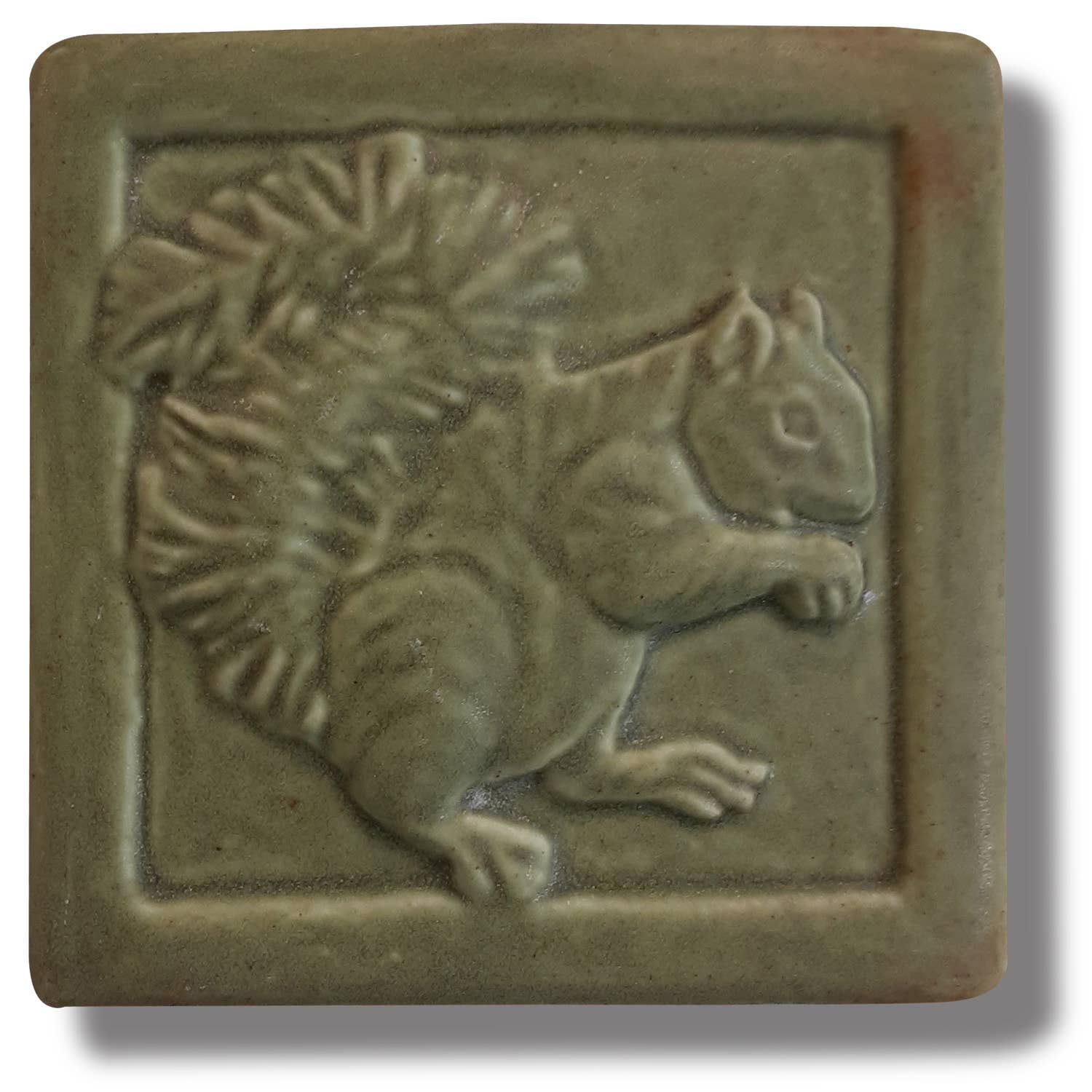Whistling Frog Tile Inc. - Wholesale Wall Tile - Fred the Squirrel Art Tile 4x4"6