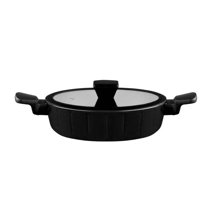 Säule - Pfanne ø 24 cm - mit Deckel für den Großhandel von Serafino Zani