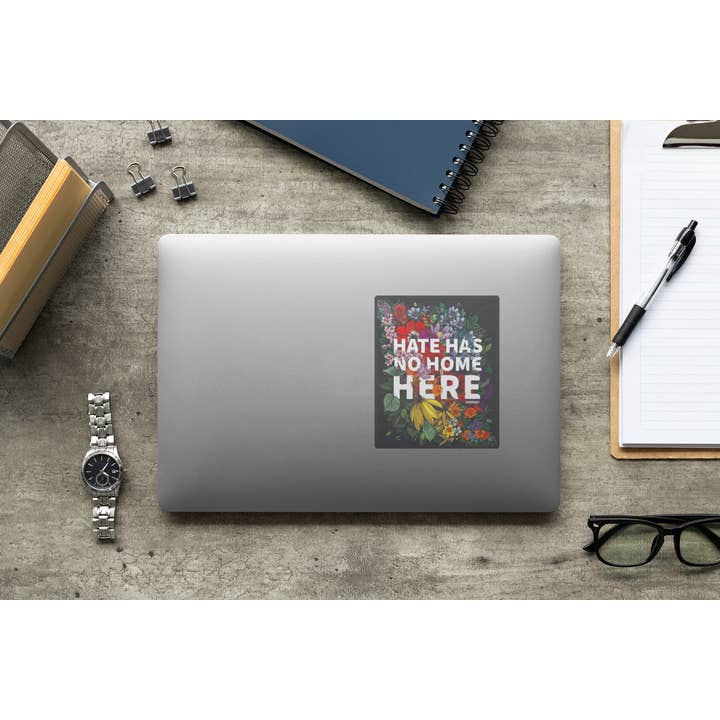 Transpainter - Wholesale Sticker - Hate Has No Home Here Bumper Sticker | No Hate Decal 9