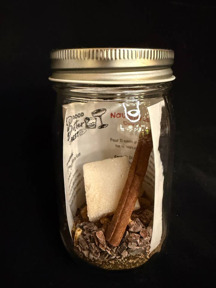Naughty List- Chocolate Chai Booze Infusion for wholesale by Good Bitter Best
