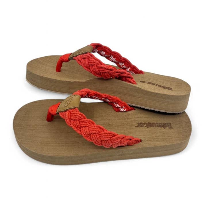 Harbor Hot Coral for wholesale by Tidewater Sandals