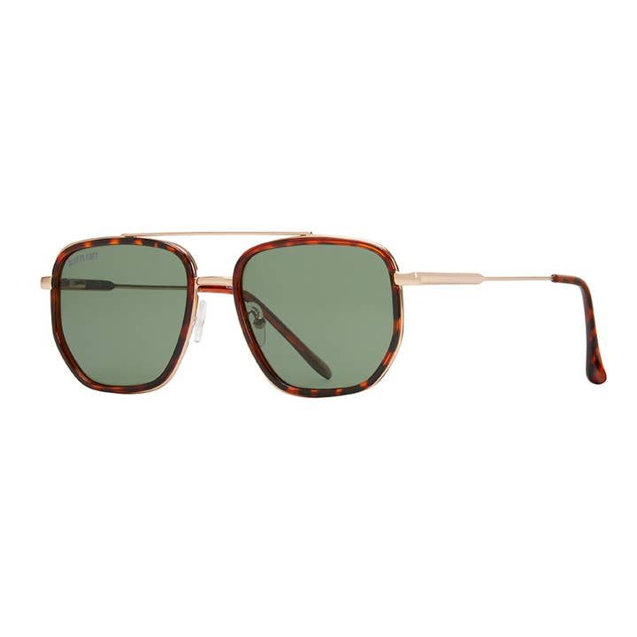 BP10332 - NEW Flynn Brown Tor/ Matte Gold / Grey Green Pol for wholesale by Blue Planet Eco-Eyewear
