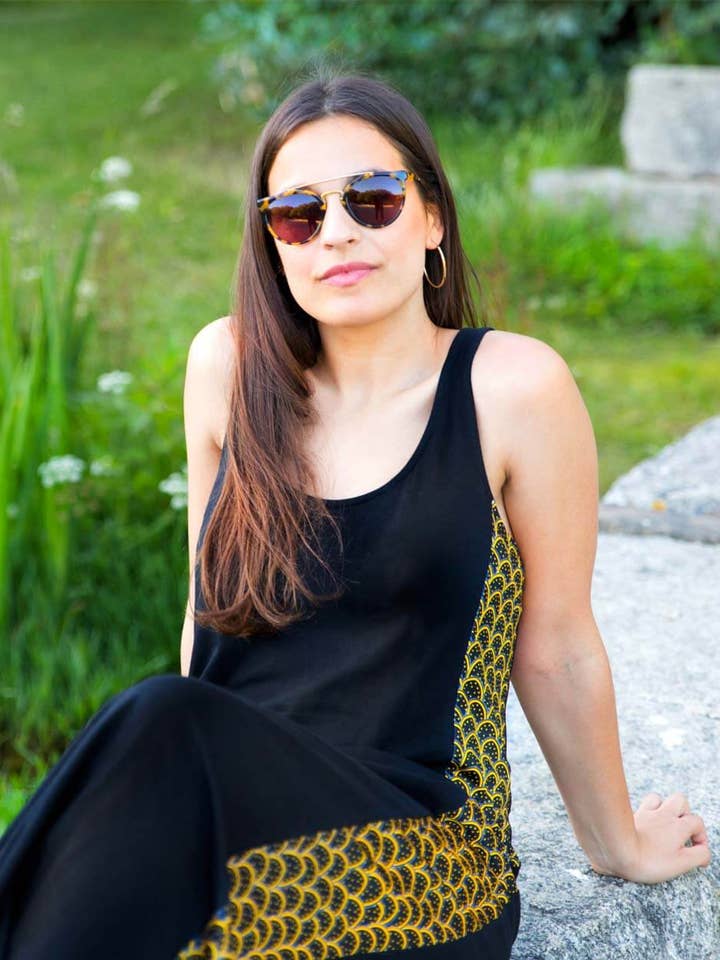 CHARACTER BK LONG DRESS for wholesale by Forever is Boring