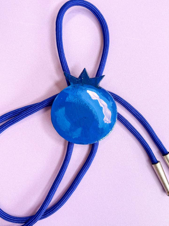 Blueberry Bolo Tie for wholesale by Velvet Outlaw
