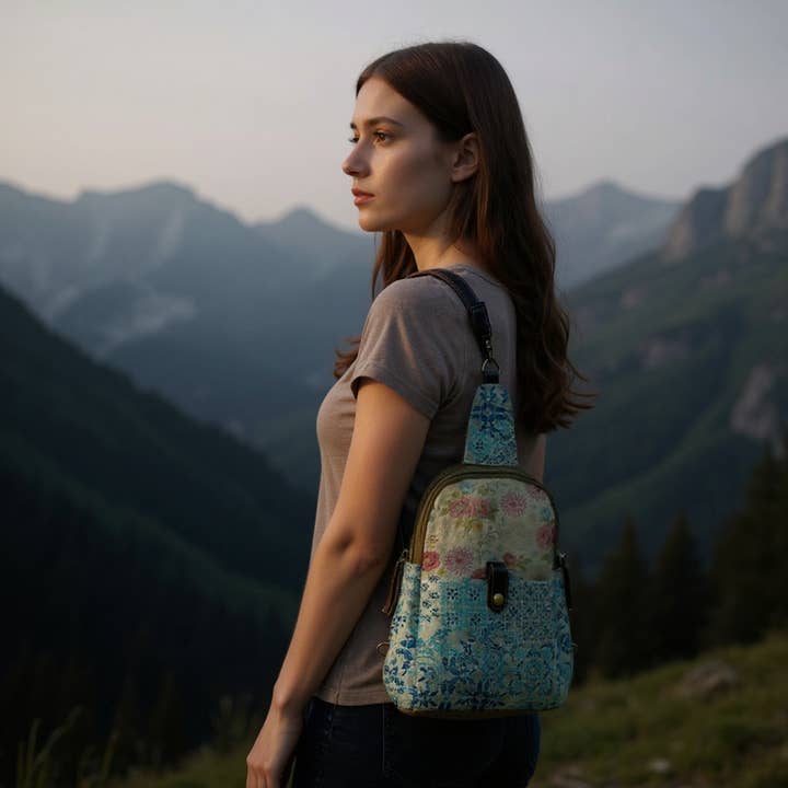 Canvas & Leather Kilos Fanny Pack for wholesale by Hopofly Bags