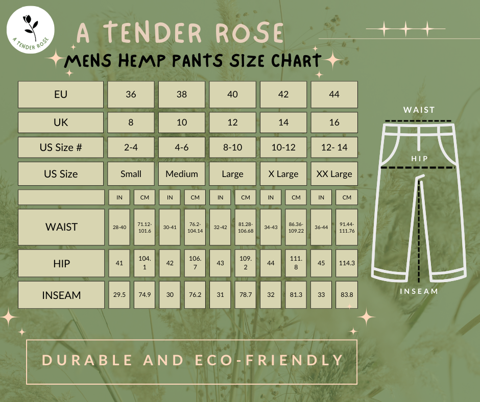 A Tender Rose – Großhandel Hose – Unisex – Chinohose aus Hanf8