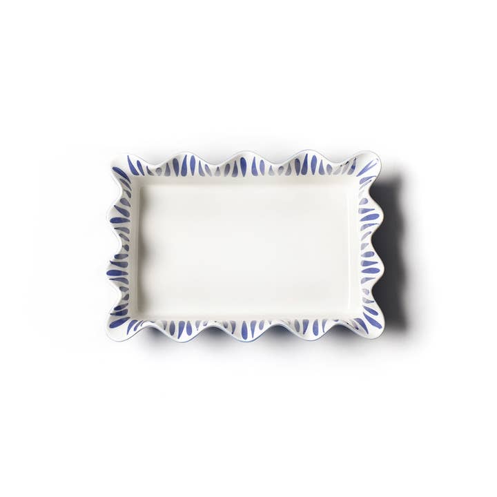 Coton Colors - Wholesale Baking Dish - Iris Blue Drop 13 Casserole2