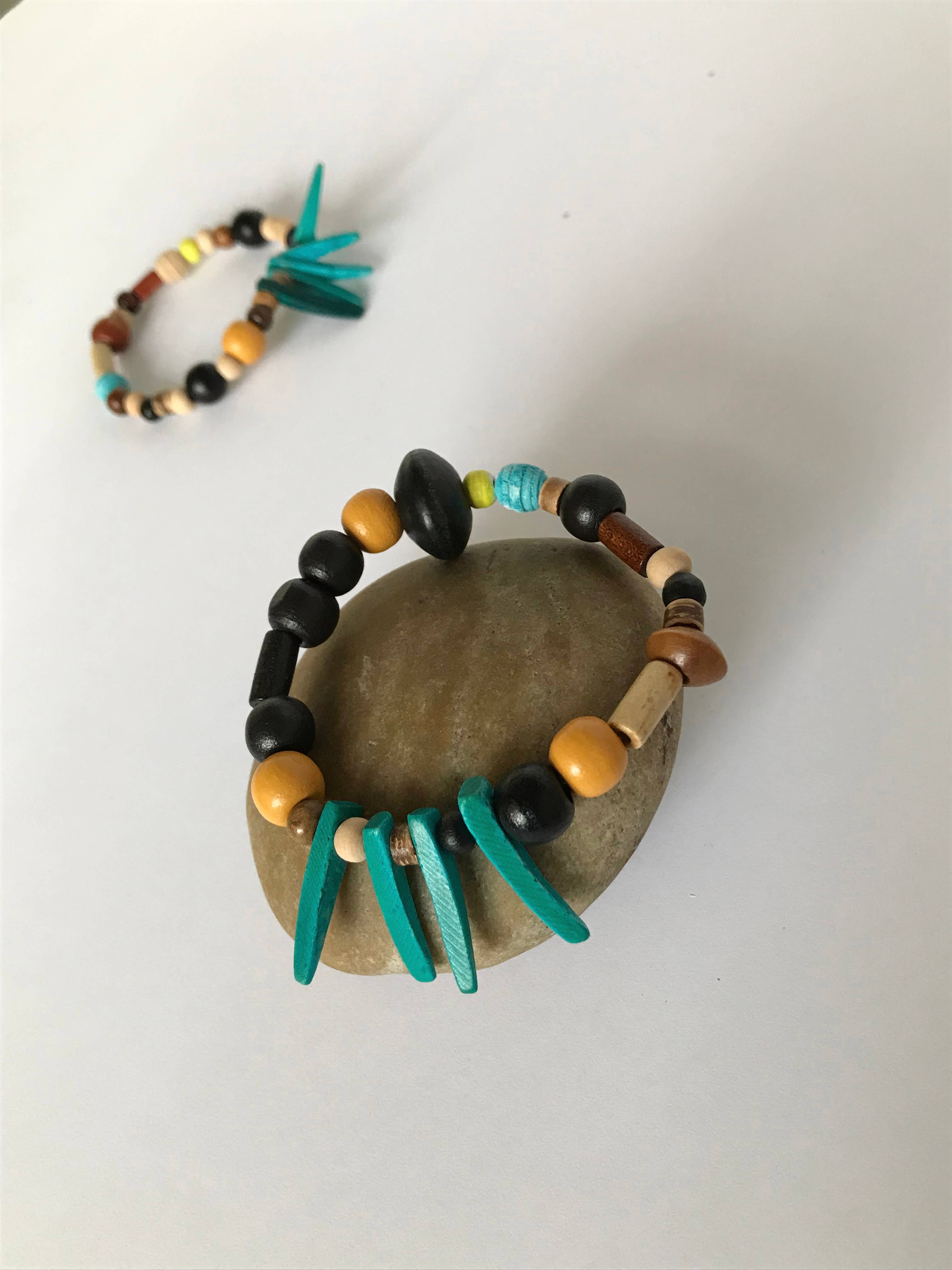 Mary Lindseth Art - Wholesale Beaded Bracelet - "Lilia" asymetrical beaded bracelet1