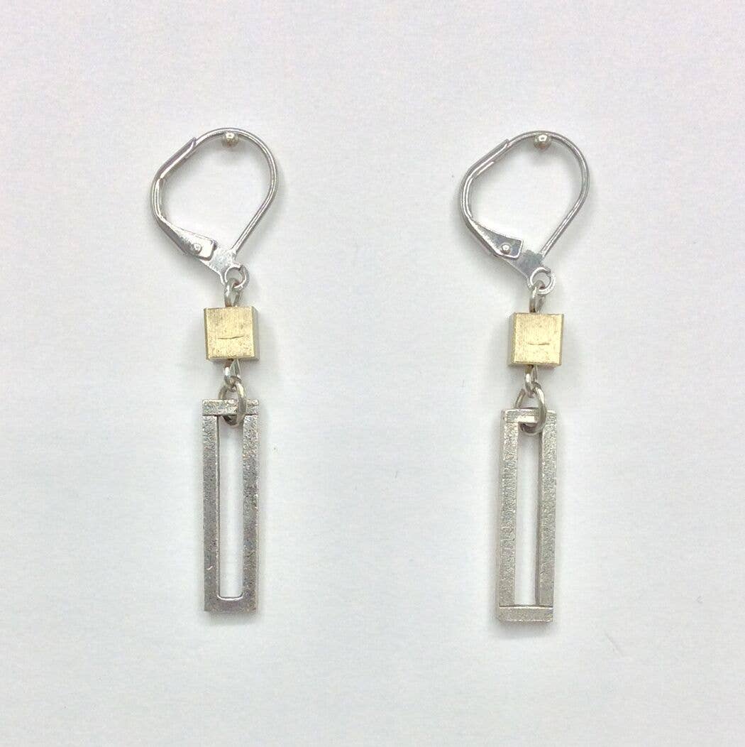 Alchemy Inc – Brincos de argola por atacado – Brincos Banhados a Prata e Latão - 31670