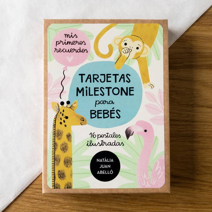 Natàlia Juan Abelló - Wholesale Milestone Art/Keepsake - Kids & Baby - Targetas Milestone para Bebés (Spanish)
