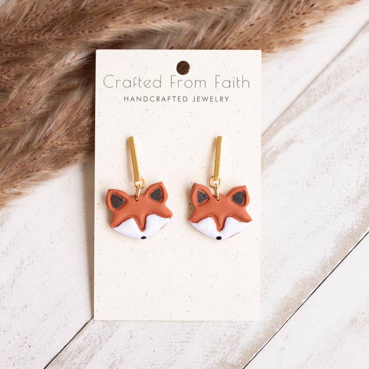 Crafted From Faith, LLC - Wholesale Dangle Earrings - Fox Dangles0