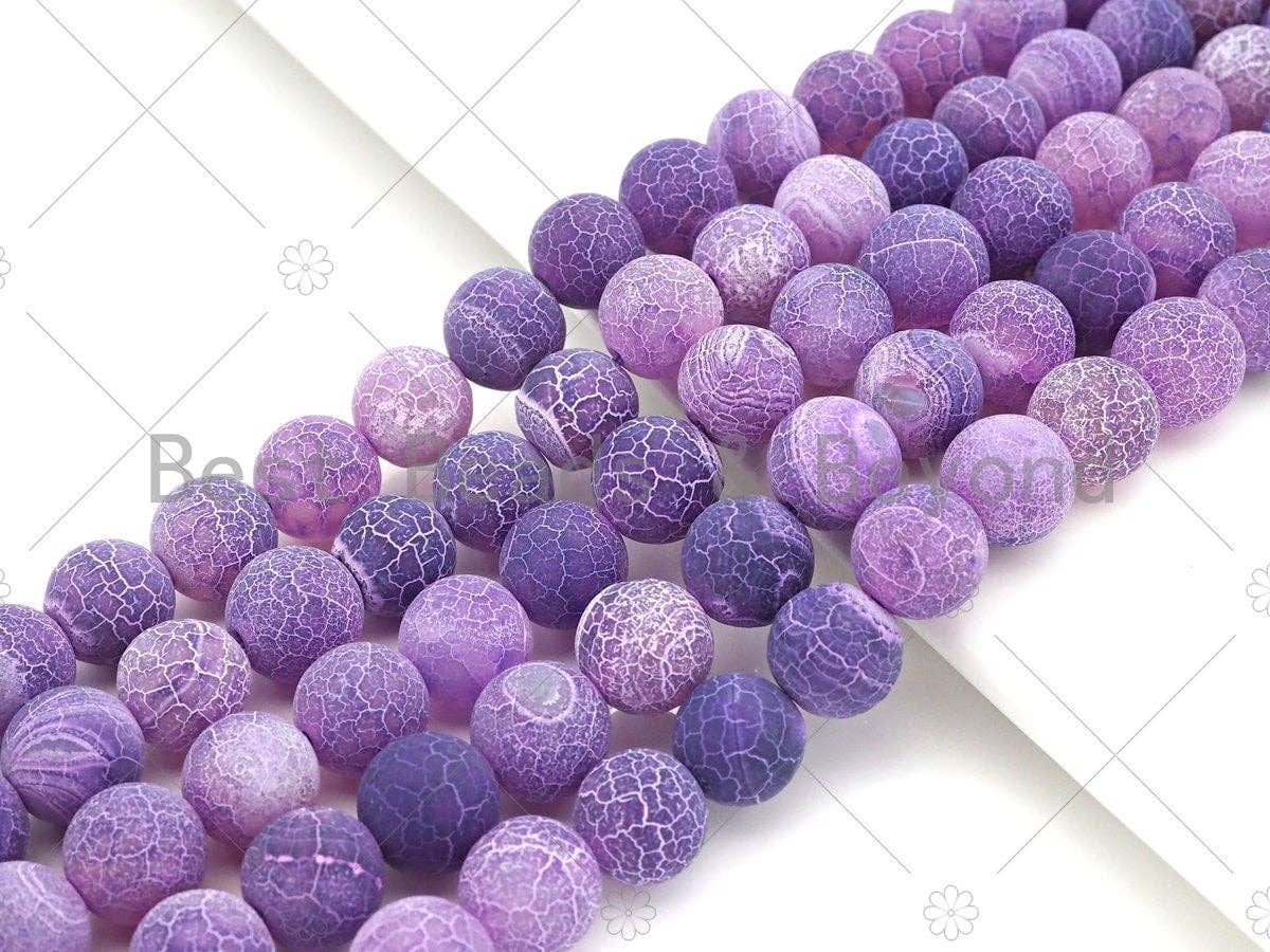 16" cuentas Concha Púrpura Teñido Cuadrado 8 mm 