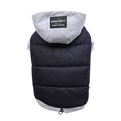 SMALL DOG - Veste de snowboard pour chien grise pour la vente par DoggyDolly Australia/NZ