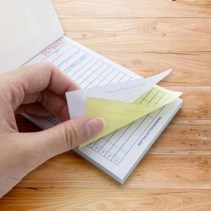 BAZIC Products - Wholesale Notebook - General Sales Book 2-Part Carbonless 3 11/32" x 5 5/8"