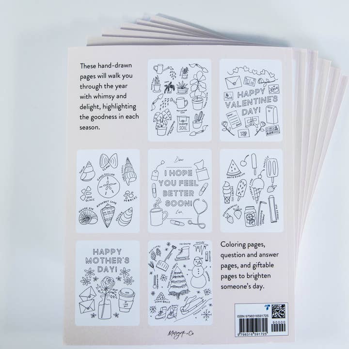 Margot + Co. - Wholesale Coloring & Activity Book - Kids & Baby - Color the Year: Coloring Book4