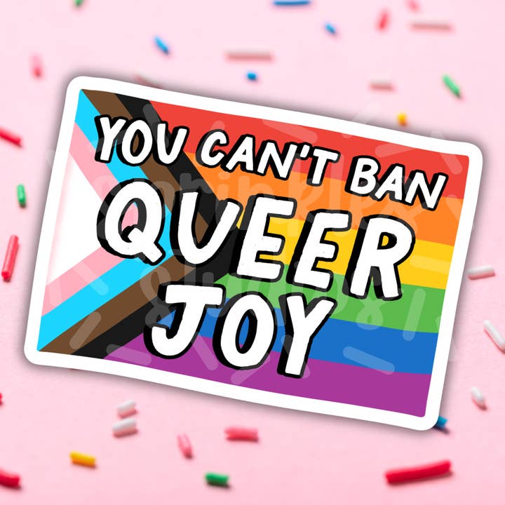 Sprinkles Studios - Wholesale Sticker - Queer Joy Vinyl Sticker