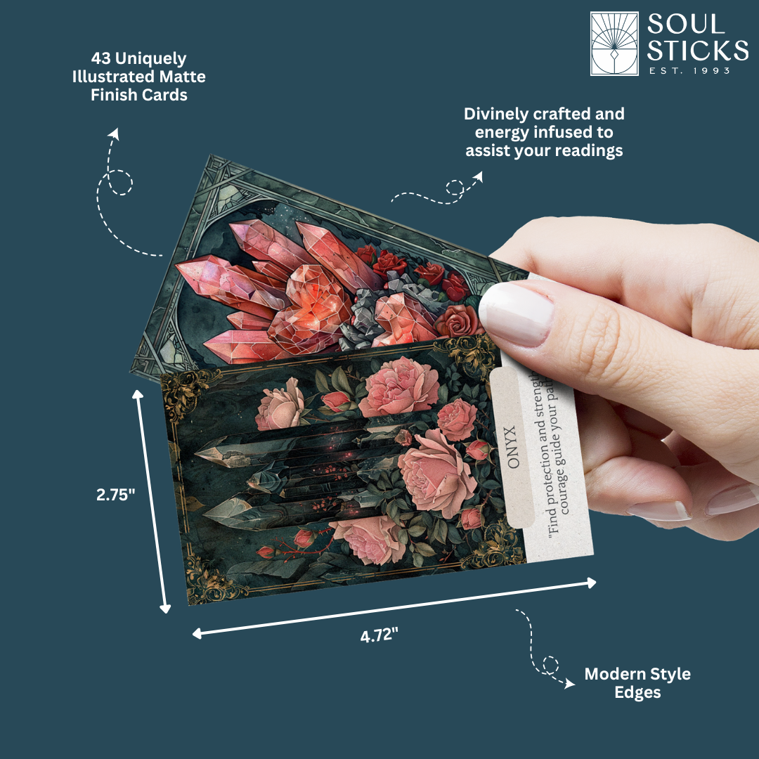 Designs by Deekay Inc. - Wholesale Tarot Cards - Crystals Wisdom Oracle Card Deck3