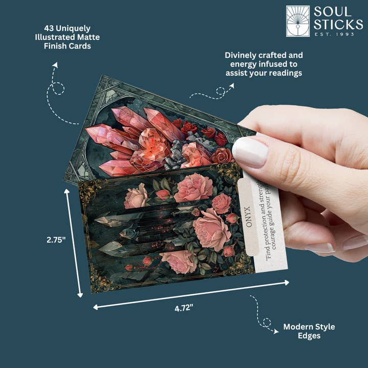 Designs by Deekay Inc. - Wholesale Tarot Cards - Crystals Wisdom Oracle Card Deck3