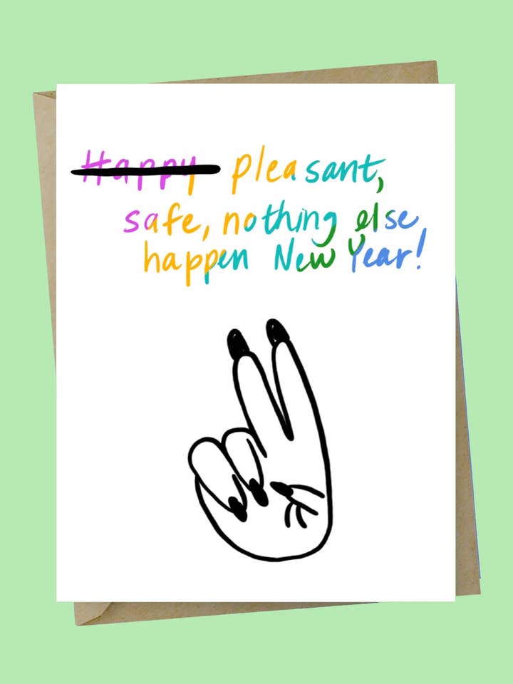 Peaceful New Year Card for wholesale by The Good Snail