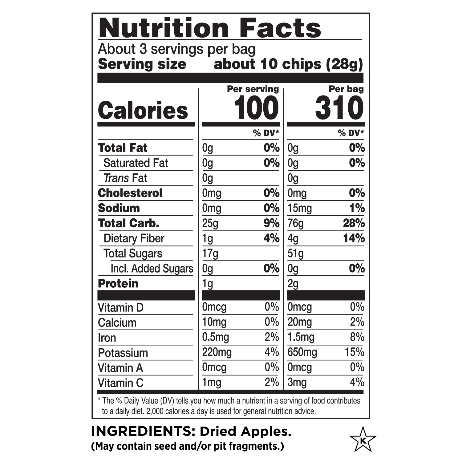 RIND Small Batch LLC - Wholesale Chips - Apple Chips - 2.7oz2