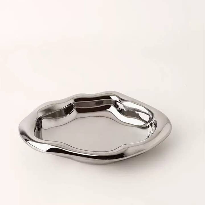 Piatto decorativo in metallo per la vendita all'ingrosso da parte di Opexcel