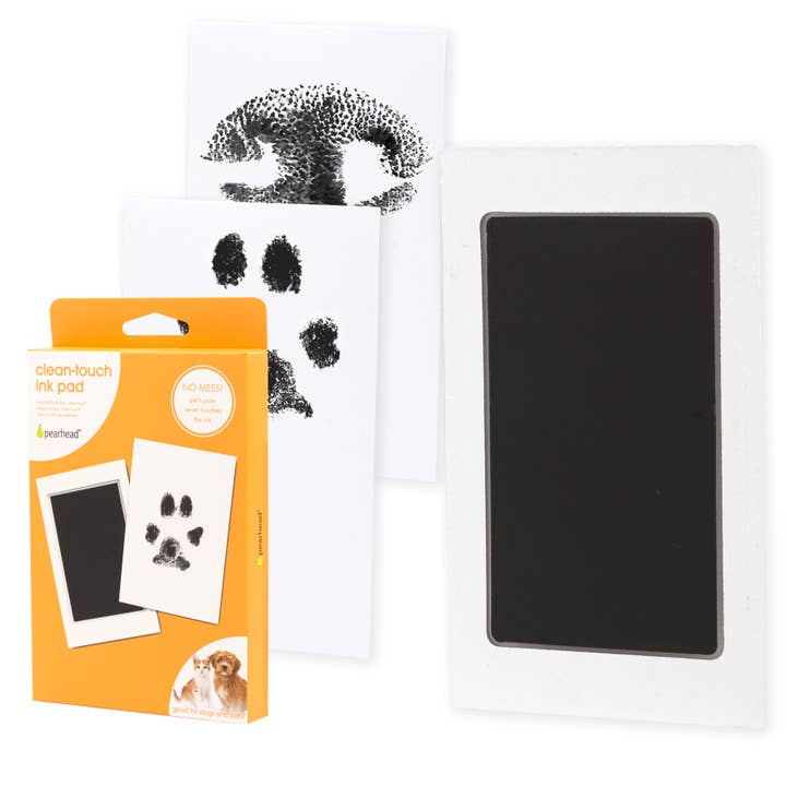 Pearhead - Wholesale Ink Pad - Pet Pawprint Clean-Touch Ink Pad, Black