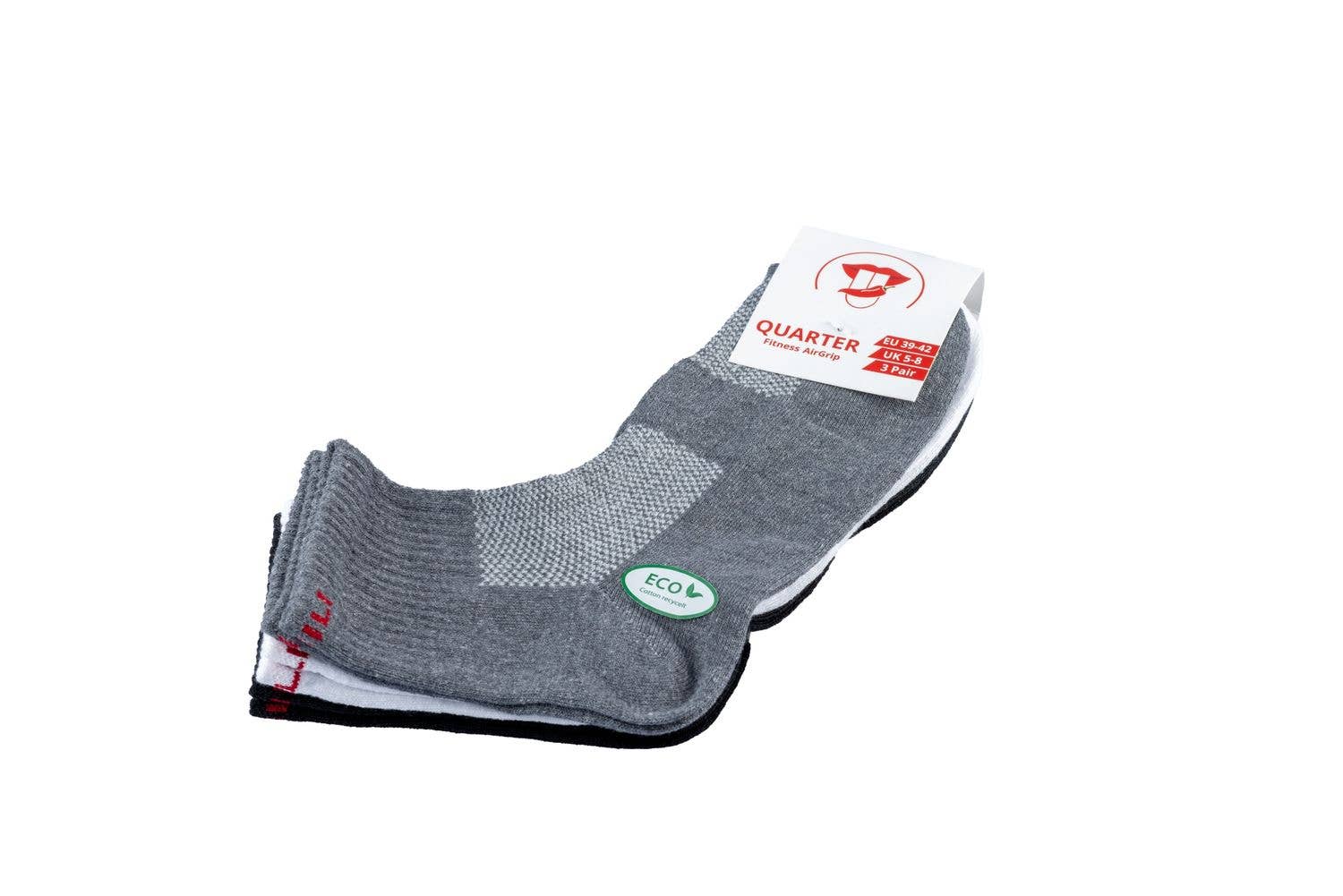 ChiliLifestyle - Wholesale Socks - Unisex - Chili Quarter Fitness AirGrip1