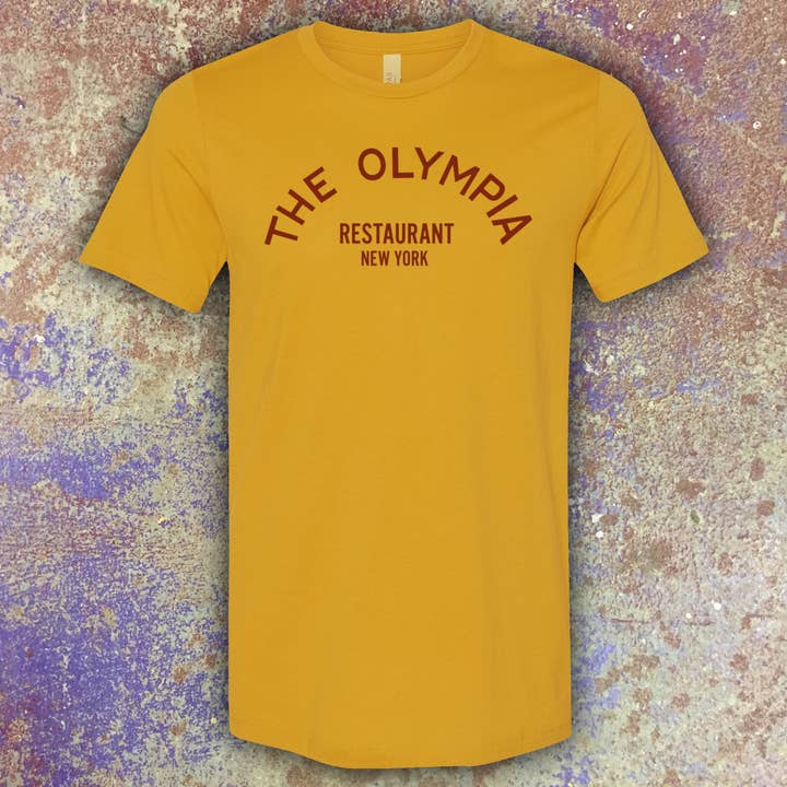 Olympia Resaurant Tee for wholesale by Pride of Gumbo