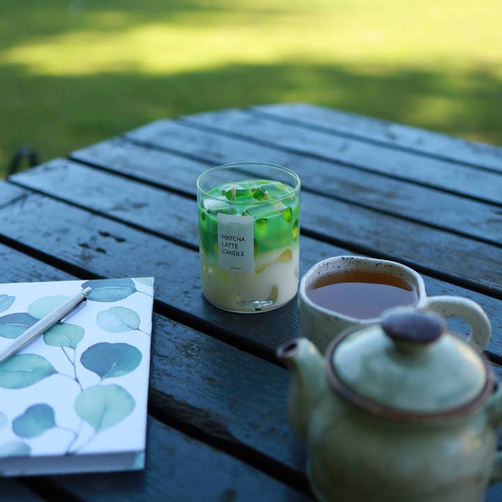 SVICHKA - Wholesale Jar/Filled Candle - Matcha Latte Candle2