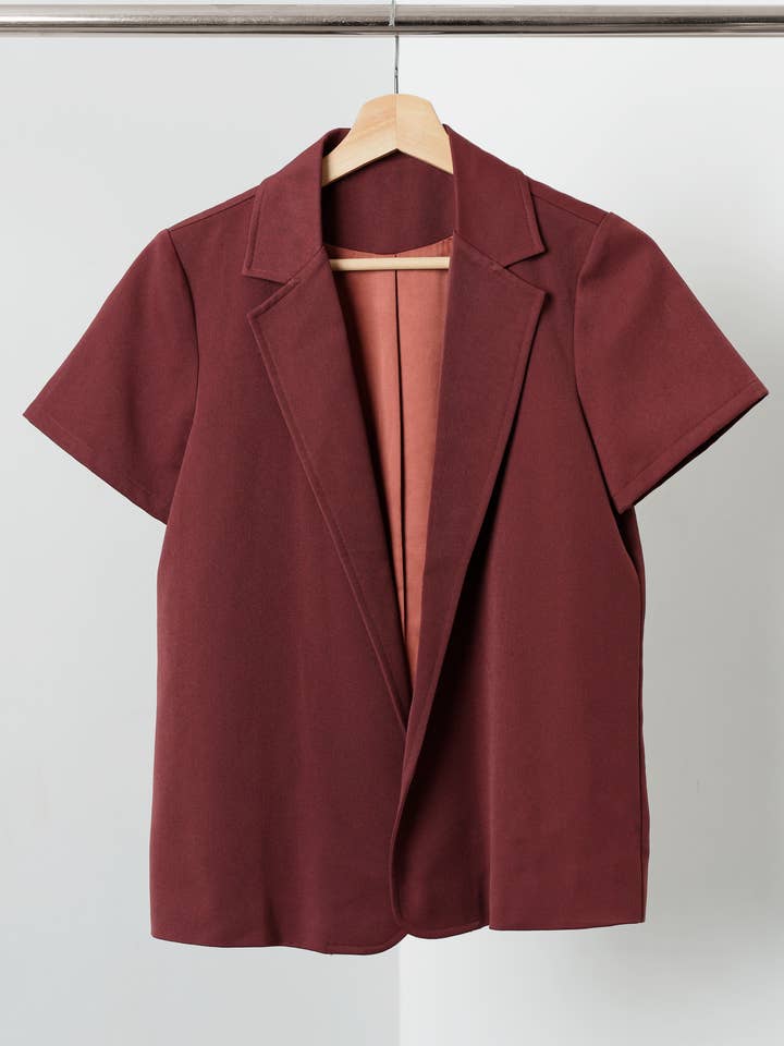 Short Sleeve Blazer for wholesale by Nour de la Garza